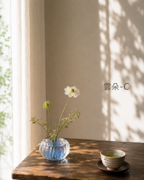 MICHI-KUSA（ミチクサ）日本製小花器-雲朵色C